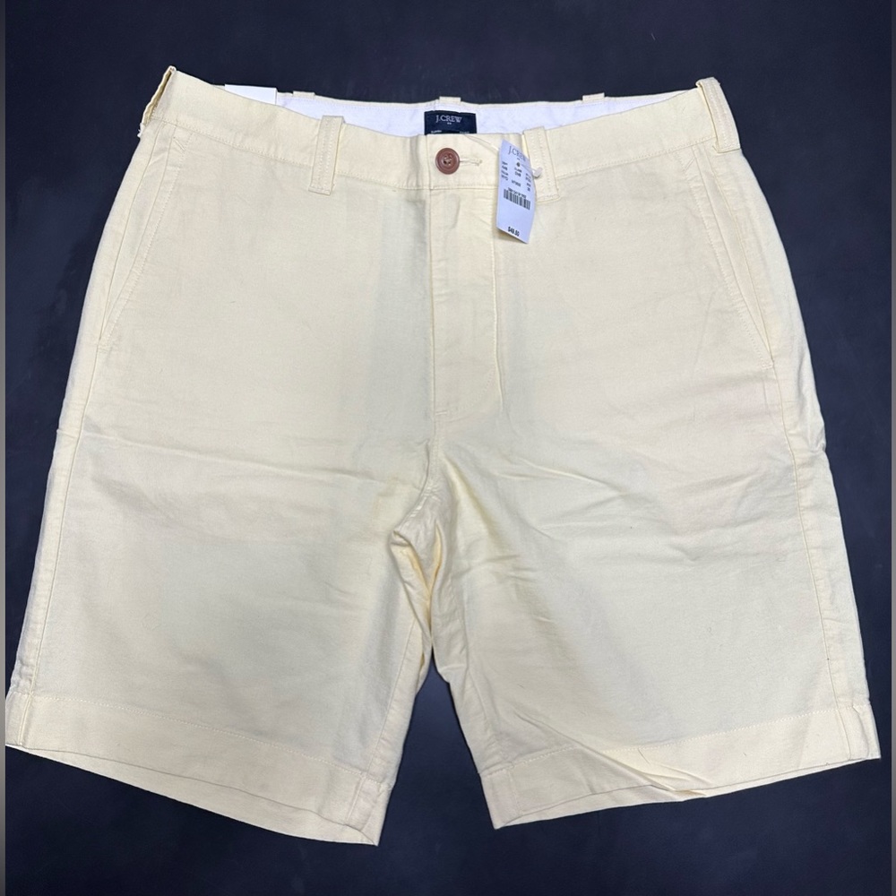 J Crew 9” Shorts in Yellow